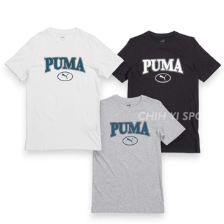 PUMA 基本系列 Puma Squad 圖樣短袖T恤 短袖上衣 短T E.SO廣告款 67601365 01 04