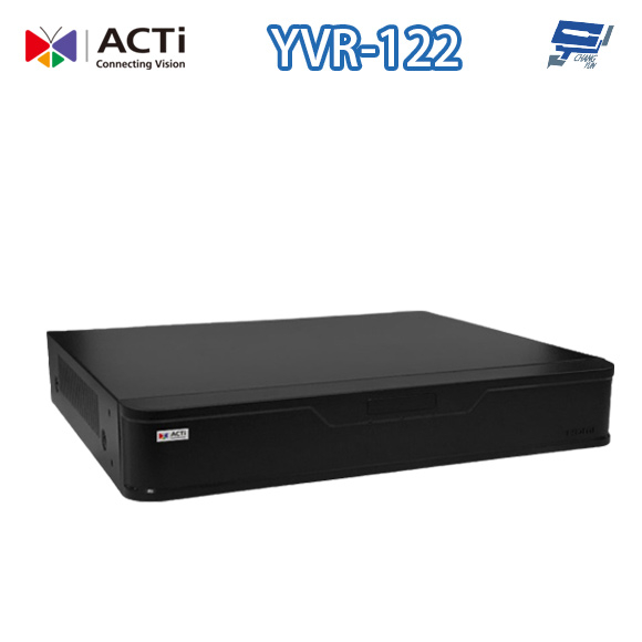 昌運監視器 ACTi YVR-122 16路 XVR 監視器錄影主機 雙向音頻 請來電洽詢