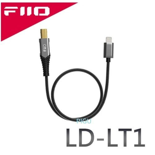[ 平廣 配件 公司貨送袋 FiiO LD-LT1 線材 USB Type-B轉Lightning轉接線 OTG線