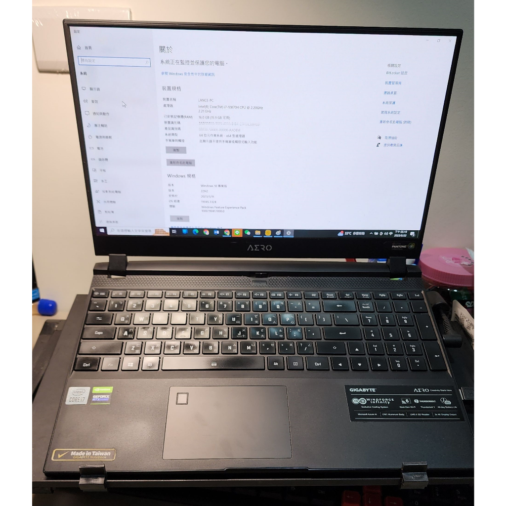 電競筆電AERO 15 OLED KC/15.6吋/i7 10870H/nVIDIA 3060/16g/512gb