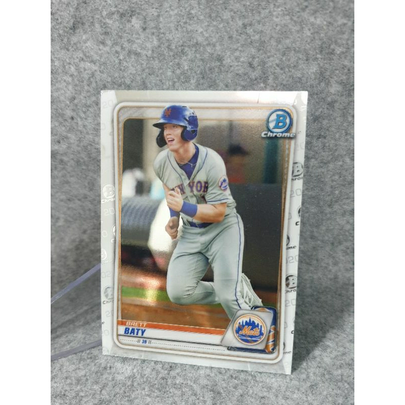 2020 Bowman Chrome Draft #BD-184 Brett Baty New York Mets