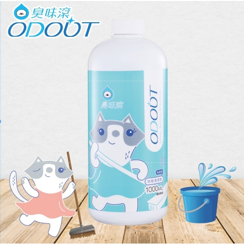 ◤Otis◥⇝ ODOUT 臭味滾 地板清潔劑 貓用 1000ml 4000ml 寵物環境清潔