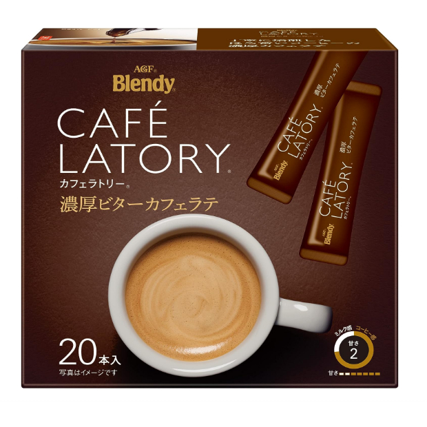 《現貨》日本 AGF Blendy Cafe Latory 濃厚苦味 微糖 咖啡拿鐵 20入 沖泡咖啡