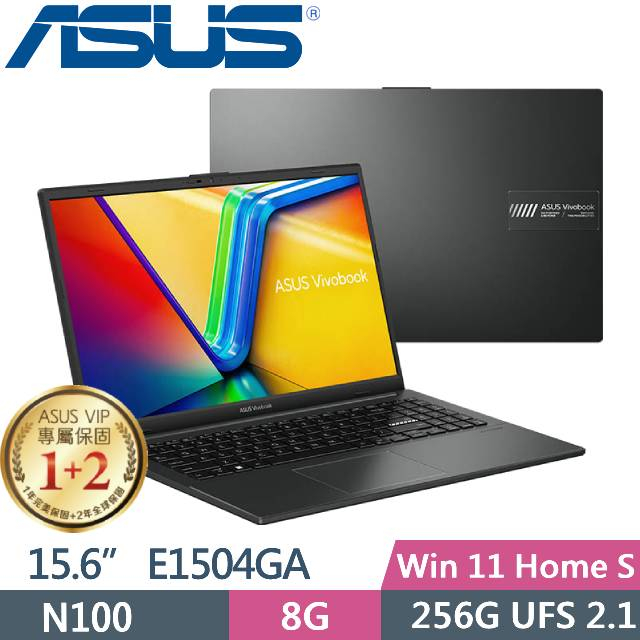 ASUS Vivobook Go 15 E1504GA-0081KN100 混成黑 E1504GA-0081KN