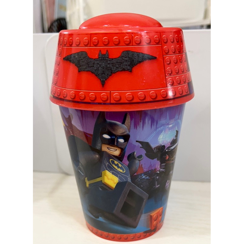 麥當勞 玩具 樂高積木 絕版品 蝙蝠俠DC comics  水杯  茶杯 塑膠水杯 筆筒 漱口杯
