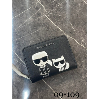 高雄凡賽斯歐洲精品 KARL LAGERFELD 卡爾拉格斐 女款 小皮夾 零錢包 皮件