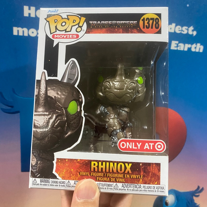 [李大] 正版現貨 Funko POP 電影 變形金剛 犀牛 Target限定 Rhinox #1378