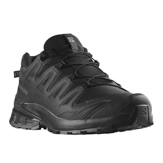 【SALOMON 法國】男健行鞋WIDE-GT XA PRO 3D V9 (寬楦) 『黑/幻灰/藍』472770 登山