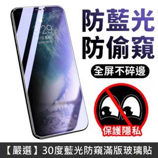 鑽石級 升級30度真防窺 抗藍光 + 防窺 滿版玻璃貼 LG防偷窺技術 適用 iPhone 全系列 iPhone14