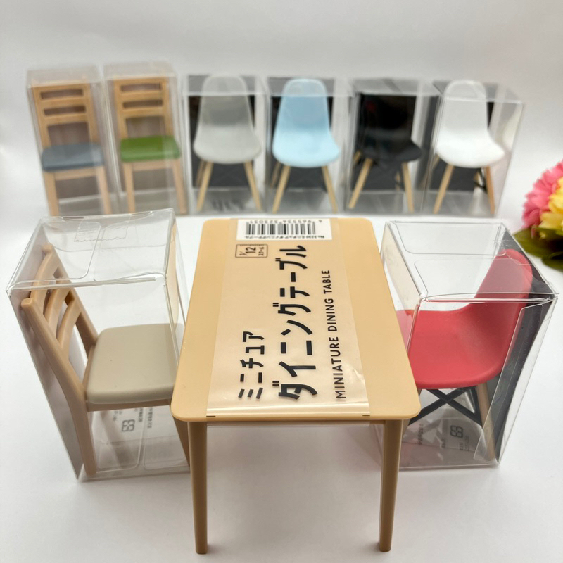 來滾滾🍉 現貨 日本製 YAMADA seria 微型擺飾 迷你1/12小物 餐桌 餐椅 裝飾 佈置 模型 擺飾品