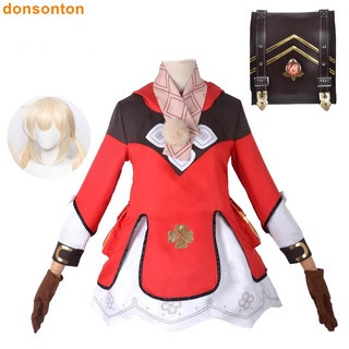 原神原神cos服 可莉cos服 揹包可愛蘿莉套裝cosplay服裝女角色扮演萬聖節漫展