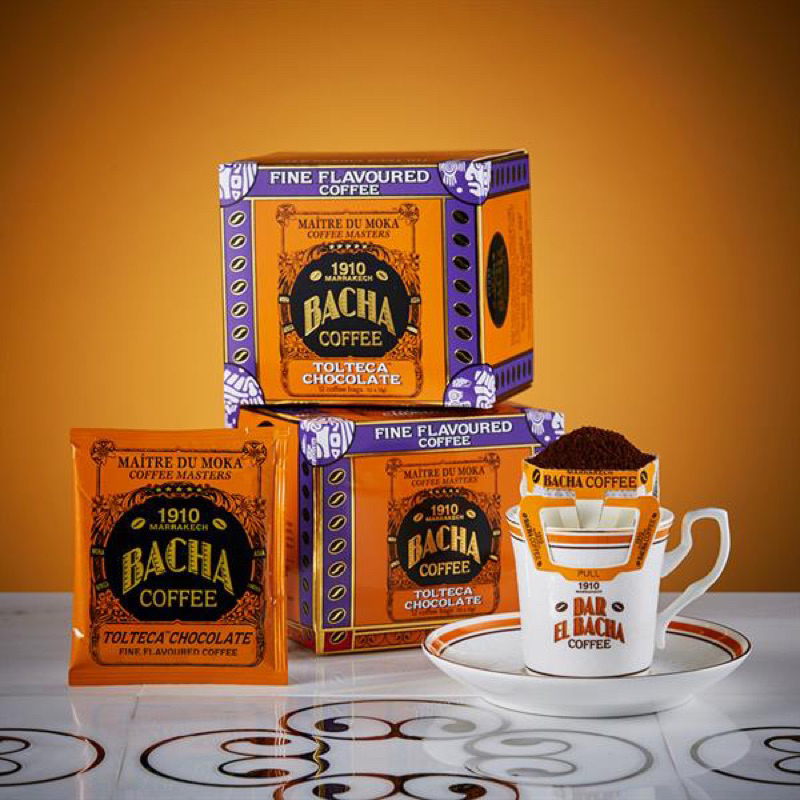 新加坡代購Bacha Coffee摩洛哥品牌咖啡 濾掛式 獨立包裝 一盒12入