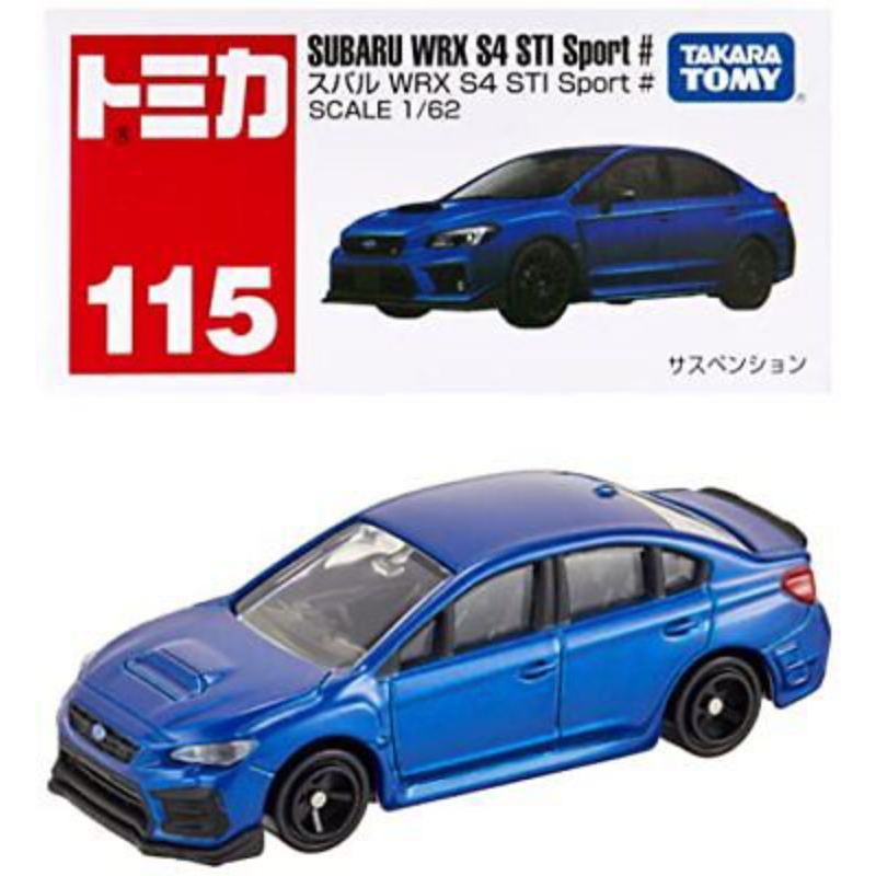 ^.^飛行屋(全新品)TAKARA TOMY-多美小汽車-TOMICA #115 速霸陸 Subaru WRX S4

