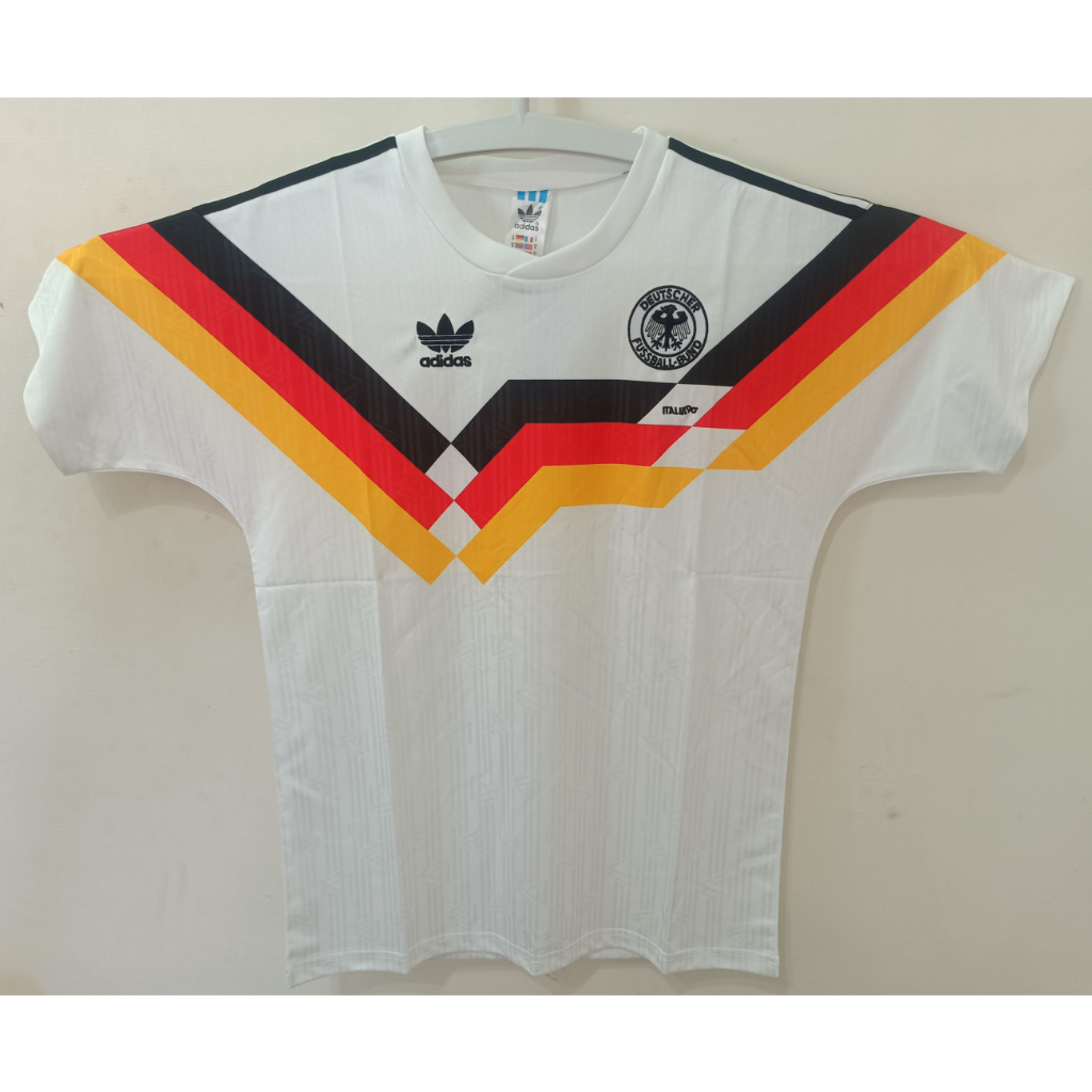 現貨1990德國主場復古復刻足球國家隊球衣世界盃Germany soccer world cup jersey