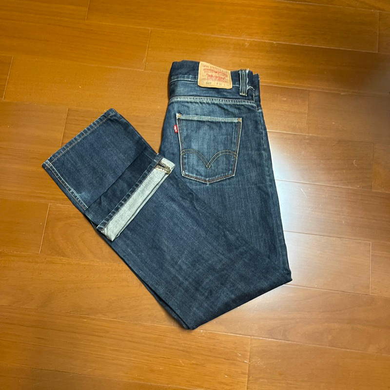 （Size 32/34版偏大) Levi’s 523直筒牛仔褲 （3M35)