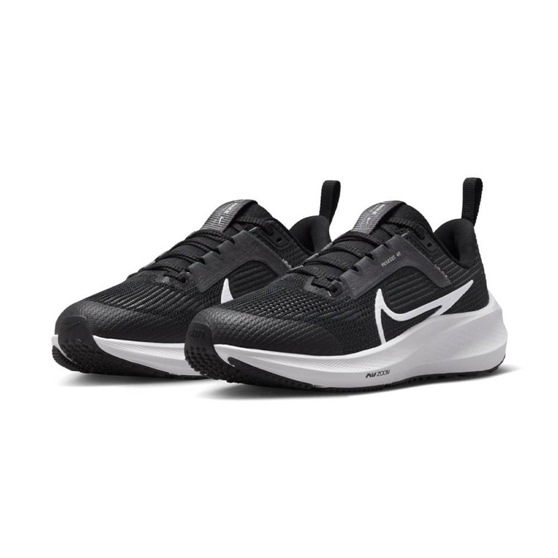 【NIKE 耐吉】 Air Zoom Pegasus大童路跑鞋 黑色 DX2498-001 尺寸:US3.5~7Y