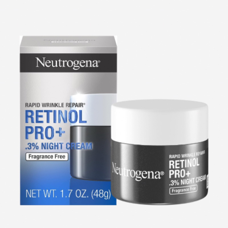 現貨☁️ 露得清 Neutrogena 加強版 0.3% A醇再生保濕晚霜 Retinol Pro+美國版 視黃醇