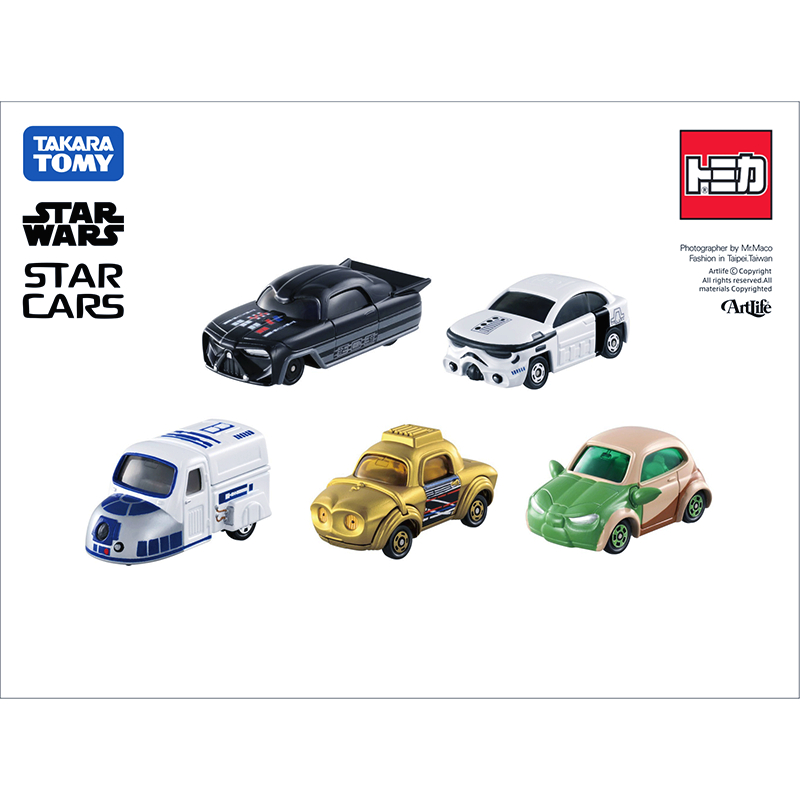 Artlife ㊁ TAKARA TOMY トミカ スターウォーズ 星際大戰 STAR CARS 合金 全5種セット