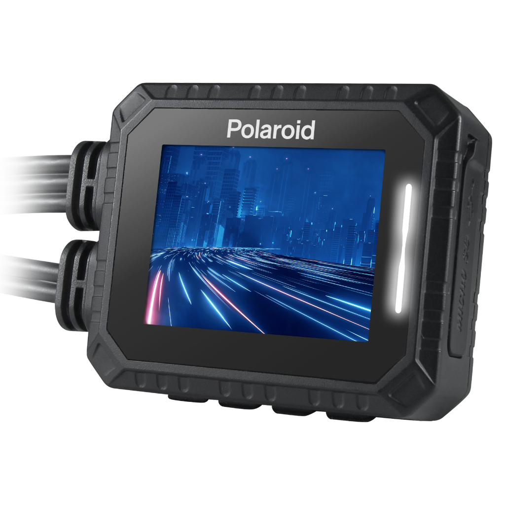 【送鎖檔鍵油壺支架+車牌架】Polaroid 蜂鷹 MS210WG HDR夜視 10倍速 GPS 現貨供應中 歡迎詢問!