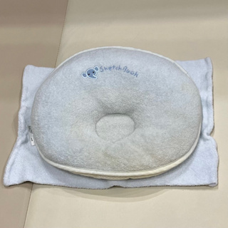 日本製 東京西川 嬰兒枕頭 特殊透氣大圓枕(附枕頭套) 二手