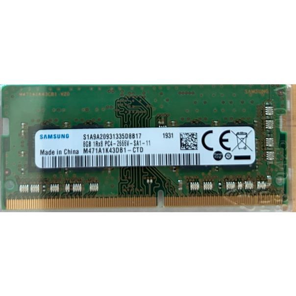筆電用 記憶體 DDR4 2666 8g 二條一起出售