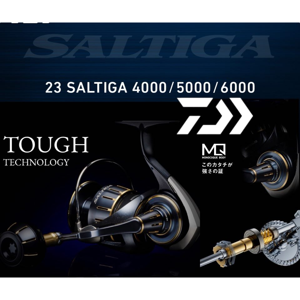 海天龍釣具~DAIWA 2023年 SALTIGA 頂級大物捲線器5000XH