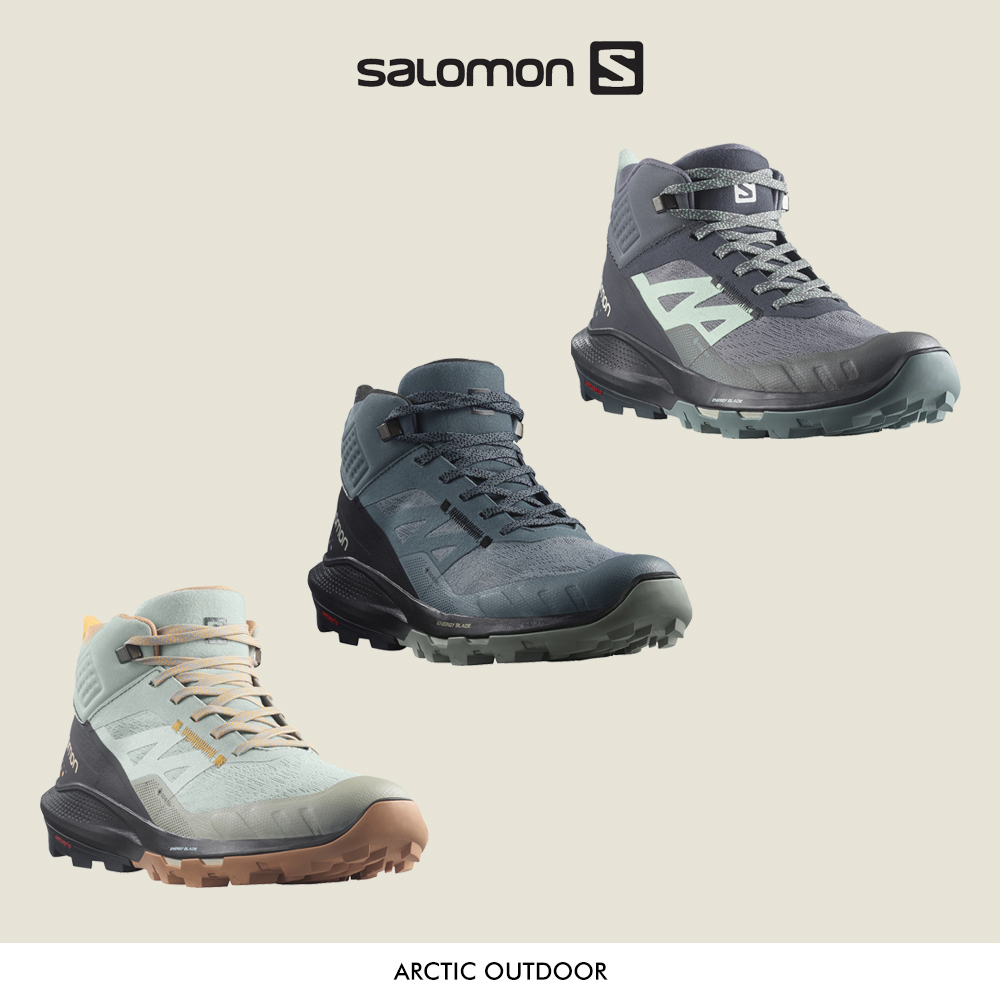 Salomon 女款 OUTpulse GTX 中筒登山鞋 機能 戶外鞋