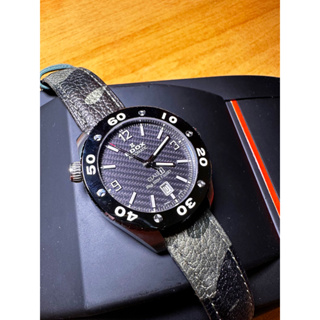Edox 伊度錶 Class1 Diver 深海潛將 黑水鬼 高階陶瓷圈 瑞士製造 腕錶黑面碳纖維防水 自動上鏈 機械錶