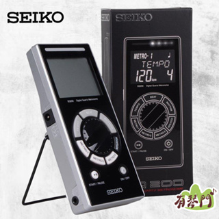 【原廠保固】SEIKO 精工 轉盤式電子節拍器 石英式數位節拍器 節拍器 電子節拍器 SQ200 SQ-200