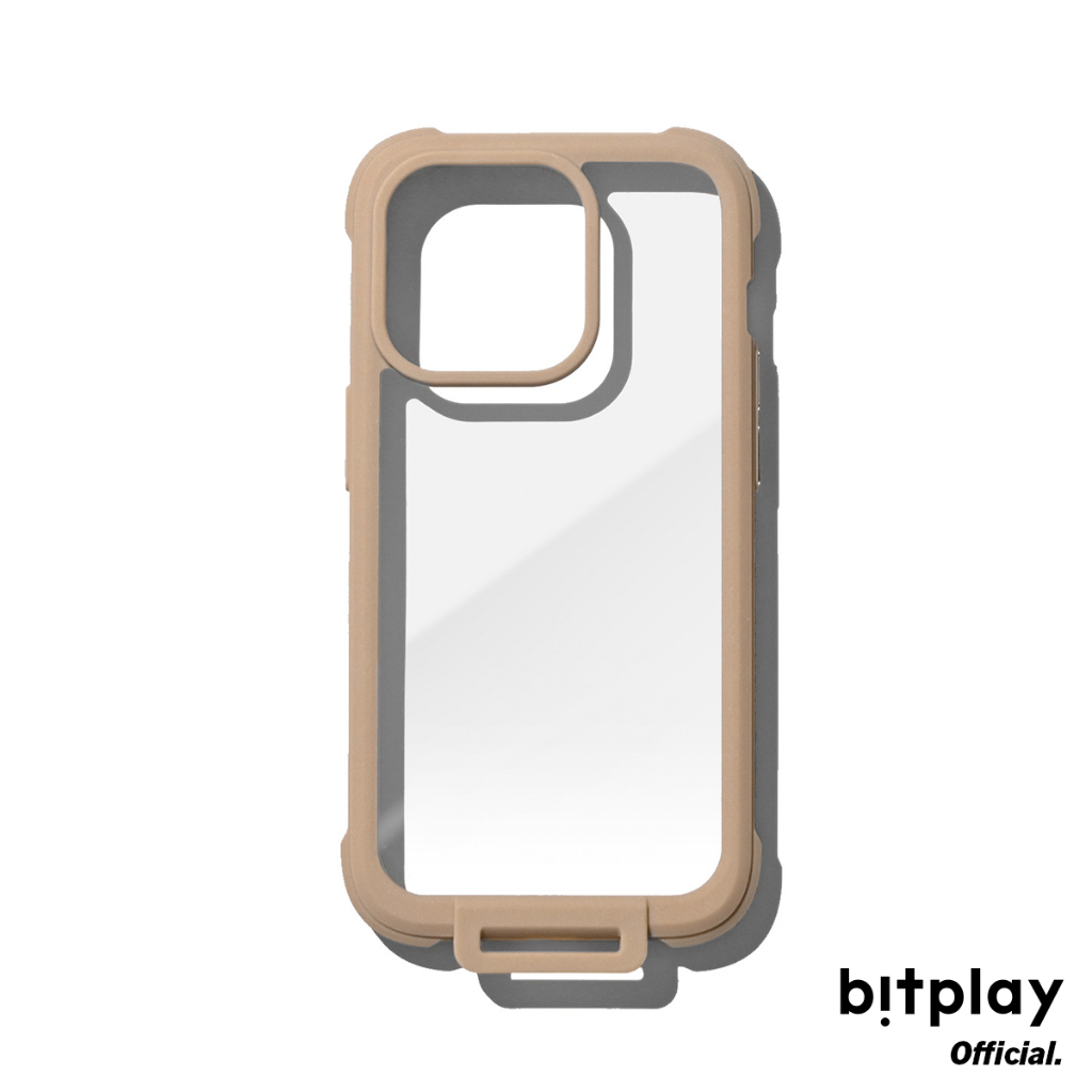 【bitplay】 Wander Case iPhone 14 系列 軍規防摔手機殼 奶茶色 (附贈貼紙）