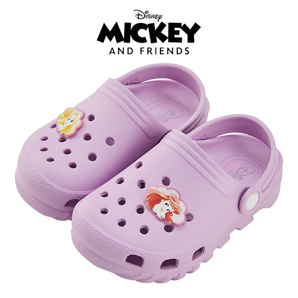 【Disney 迪士尼】迪士尼童鞋 小美人魚 長髮公主 立體造型 防水 洞洞鞋 涼鞋 拖鞋