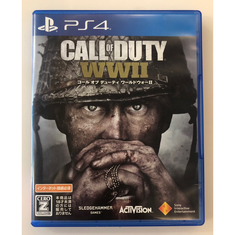 二手 PS4遊戲片 決勝時刻：二戰 日版 日文版 Call of Duty: WWII COD