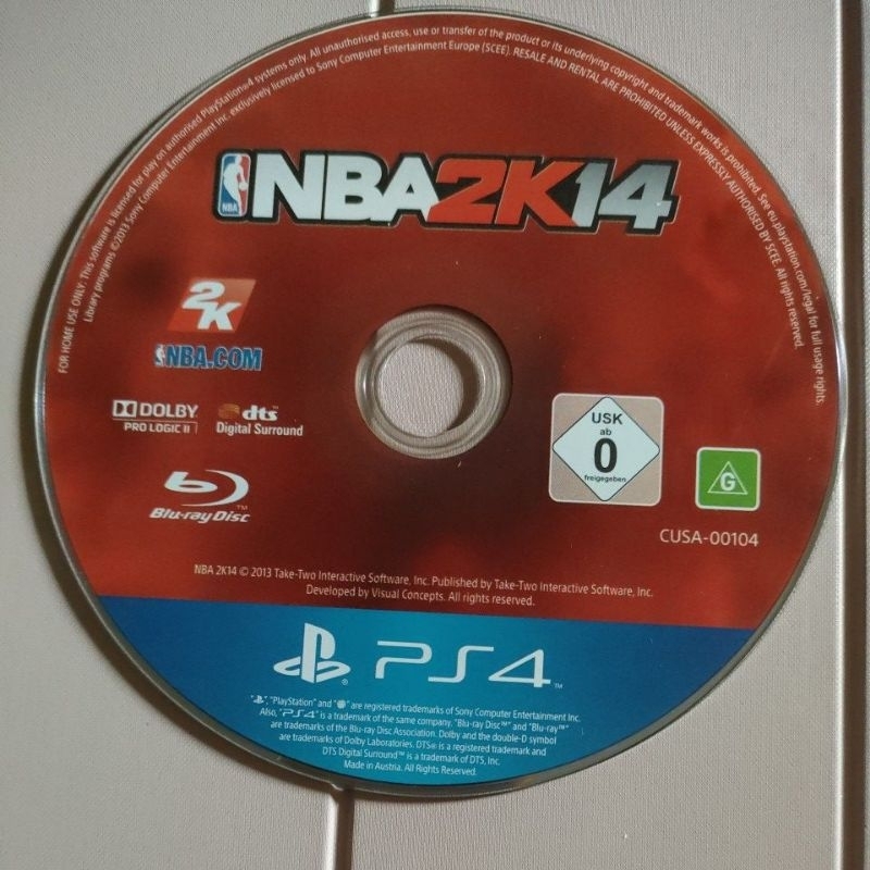 PS4 遊戲片 2K14 英文版