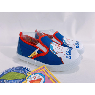 北台灣大聯盟 DORAEMON哆啦A夢 童鞋 懶人帆布鞋(可當室內鞋) 26086-藍紅 超低直購價290元