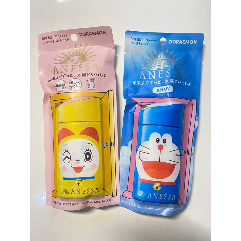 「台北美妝鋪子」資生堂多拉A夢安耐曬金鑽高效防曬露N4X版 60ml/12ml國內專櫃中文標