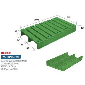 （台灣製造）塑膠棧板 PP/PE塑膠棧板 板條狀棧板 100*60CM*高12.7CM 工業用塑膠棧板,耐重3000公斤