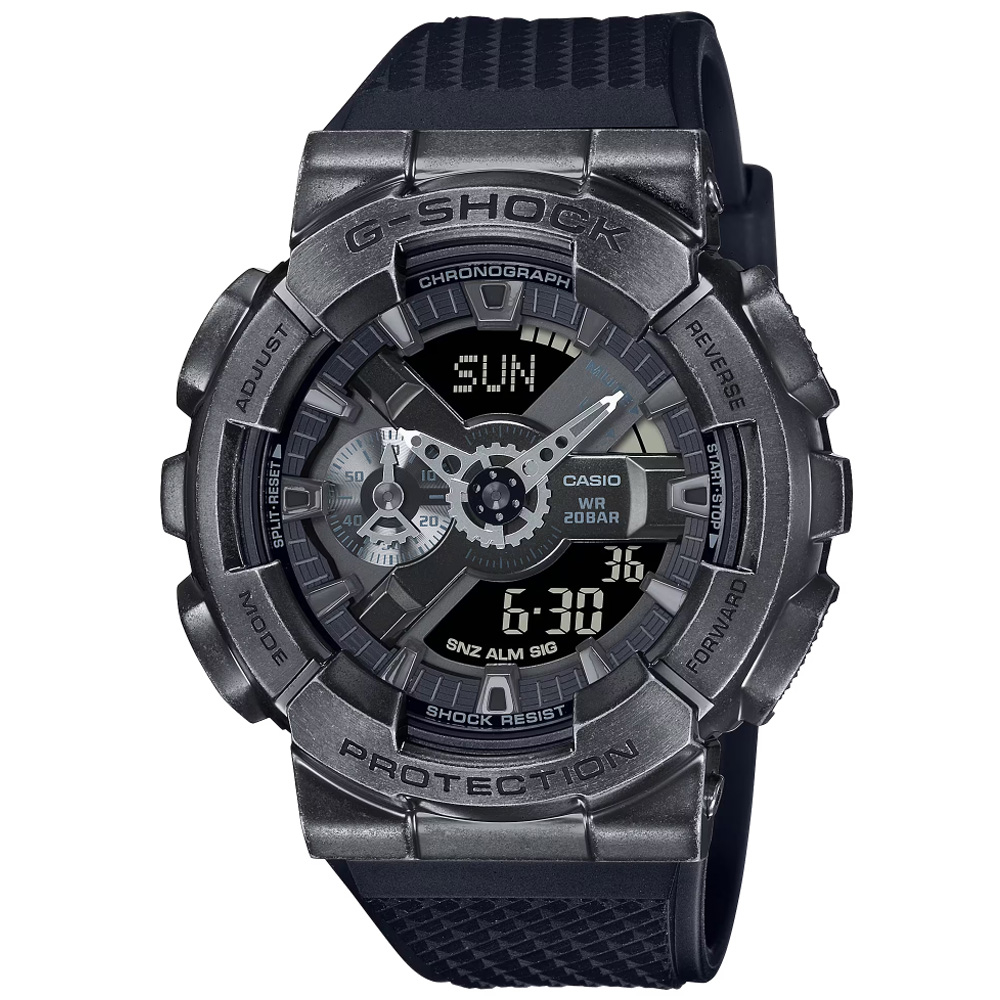 【聊聊甜甜價】CASIO G-SHOCK 科幻蒸氣 雙顯腕錶 GM-110VB-1A
