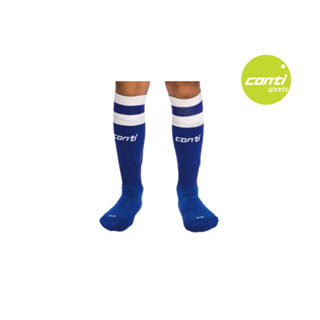 【GO 2 運動】conti 學童專用足球襪 (藍底/白) 歡迎學校機關團體大宗採購