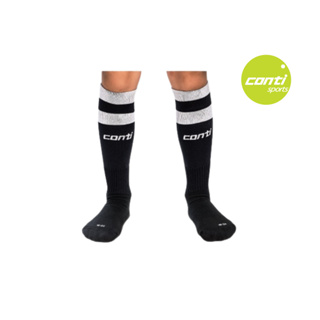 【GO 2 運動】conti 學童專用足球襪 (黑底/白) 歡迎學校機關團體大宗採購