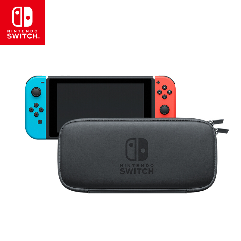 原廠 Nintendo Switch 主機包 (灰色) 附螢幕保護貼 任天堂 收納包