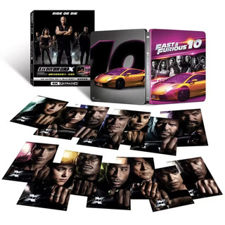鐵盒[藍光先生4K] 玩命關頭X UHD+BD 雙碟限定版 Fast & Furious 10 ( 得利正版 ) 膠盒