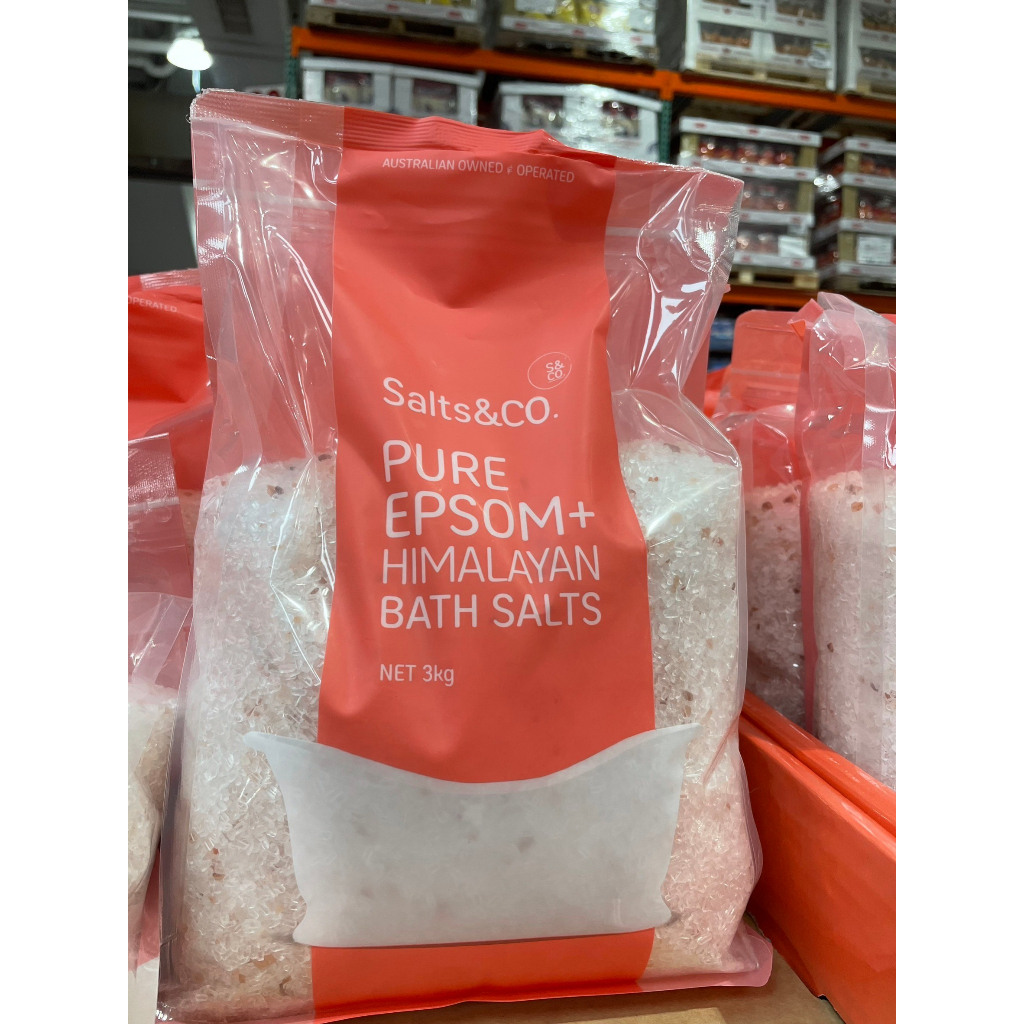 Salts &amp; CO 喜馬拉雅 沐浴鹽 3公斤 232082 好市多代購請先詢問庫存唷