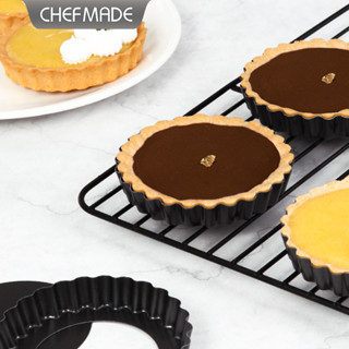 【巔品】 Chefmade學廚 4吋圓形不沾活底塔模 不沾塔模 4吋活底派盤 活底塔模 4吋派盤 塔模
