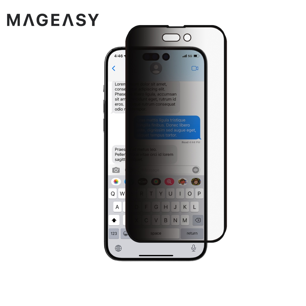 MAGEASY VETRO Privacy iPhone 14系列防窺鋼化玻璃保護貼