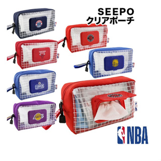 風雅日和💖日本sun-star 正版 NBA 筆袋 透明收納包 大容量 化妝包 萬用包 湖人 勇士 巫師 公牛 O22