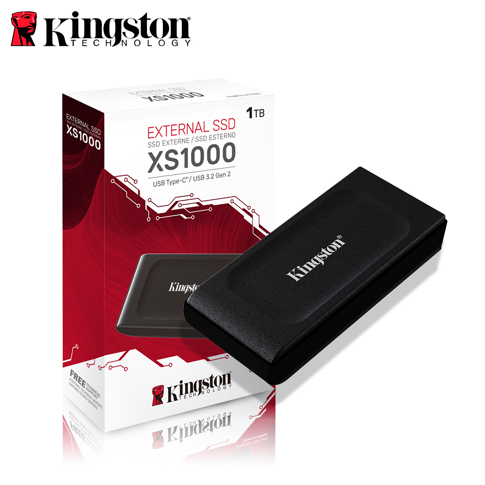 金士頓 XS1000 1TB 2TB USB 3.2 Gen 2 外接式 Portable SSD 行動固態硬碟