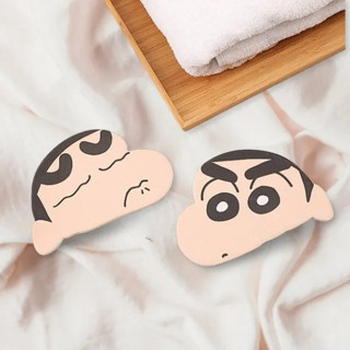臺灣現貨｜Hook's嚴選｜蠟筆小新 Crayon Shin-chan 矽藻土吸水杯墊