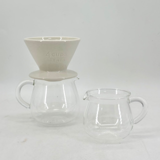 其里商行SCS簡約質感 圓圓咖啡壺- 300ml / 600ml 手沖咖啡 咖啡下壺 分享壺 玻璃壺