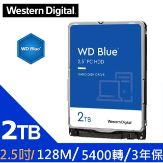 (現貨)WD 威騰/ 2TB/(WD20SPZX)/2.5吋內接式硬碟/傳統硬碟