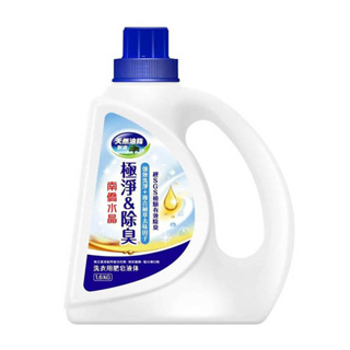 南僑水晶肥皂洗衣精極淨除臭瓶裝1.6kg(藍)【jay購物】
